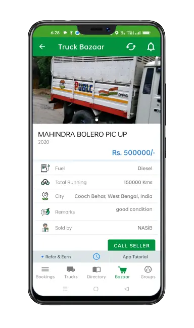 Image of Availble Used vehicle on Indian Truck Market for Sale